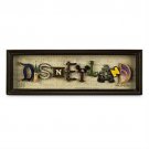 Disney Parks Disneyland Icon Letters Wall Art Shadow Box by Dave Avanzino NEW