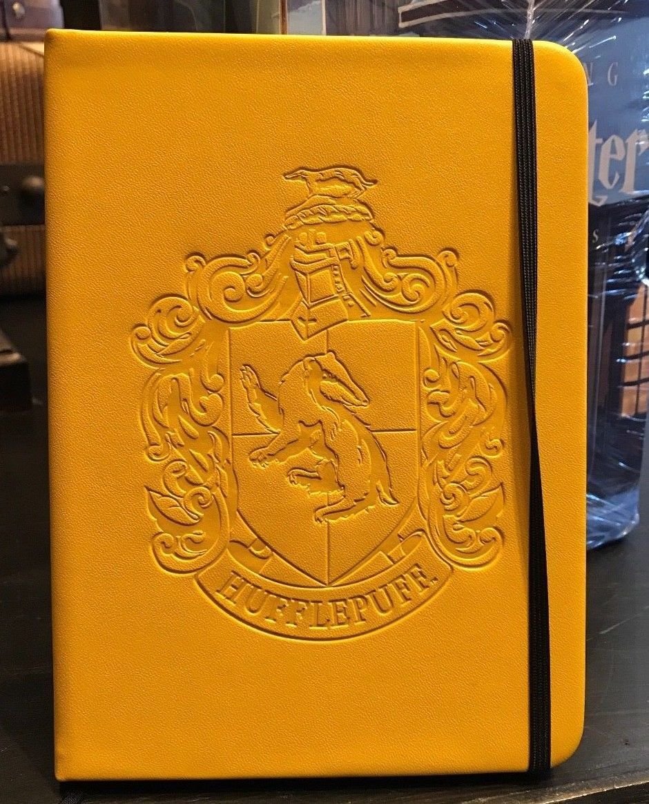 Universal Studios Wizarding World of Harry Potter Hufflepuff Yellow Journal