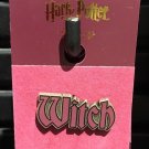 Universal Studios Wizarding World of Harry Potter Witch Trading Pin New