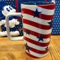 Disney Parks Mickey Mouse American Legend Tall Ceramic Cup Mug New