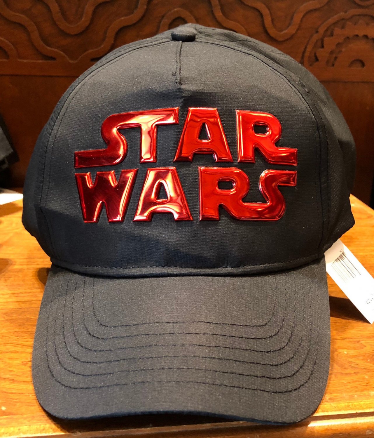 Disney Parks Star Wars Black/ Red Adjustable Hat Cap New