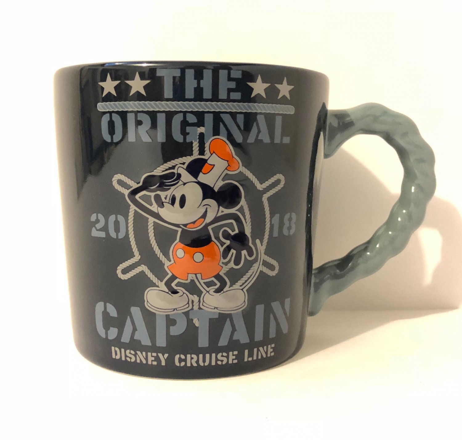 Disney Cruise Line 2018 Mickey Mouse Ceramic Mug New