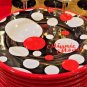 Disney Parks Minnie Mouse Signature Polka Dots 7" Dessert Plate