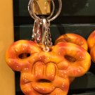 Disney Parks Mickey Mouse Pretzel Keychain New