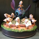 Disney Parks Stitch and Ducklings Medium Figure Brand New