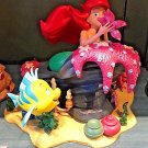 Disney Parks Little Mermaid Medium Figure Ariel and Flounder Brand New