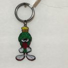 Six Flags Magic Mountain Looney Tunes Angry Marvin The Martian Glitter Keychain