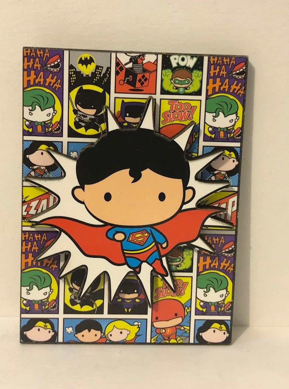 Six Flags Magic Mountain DC Comics Superman Comic Strip Wall Magnet New