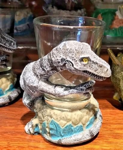 Universal Studios Exclusive Jurassic Park Raptor Shot Glass