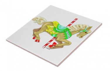 Ceramic Tiles Carousel Pony #2