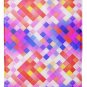 Colorful Abstract Squares Large Bath Mat Bath Mats