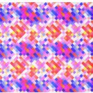 Abstract Squares Fleece Blanket, Medium Fleece Blanket