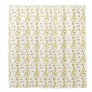 Music Notes Pattern Shower Curtain