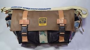 VINTAGE DESIGN MESSENGER BAG HANDBAG SHOULDER EXOTIC COTTON UNISEX SC15111