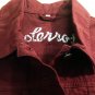 DENIM JACKET COAT JEANS LERROS WOMAN CLOTHES BURGUNDY %100 ORIGINAL SC15008