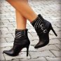 FASHION WOMAN SHOES SPECIAL DESIGN HIGH HEELS LEATHER WINTERISCOMING MS15092