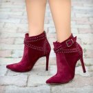 FASHION WOMAN SHOES SPECIAL DESIGN HIGH HEELS SUEDE WINTERISCOMING MS15090