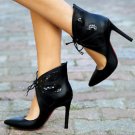 FASHION WOMAN SHOES SPECIAL DESIGN HIGH HEELS BLACK NIGHT BUTTERFLY MS15005