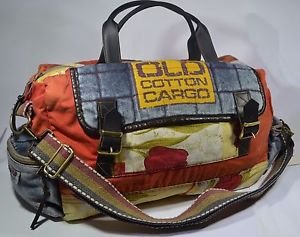 VINTAGE DESIGN MESSENGER BAG HANDBAG SHOULDER EXOTIC COTTON UNISEX SC15115