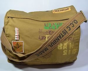VINTAGE DESIGN MESSENGER BAG HANDBAG SHOULDER EXOTIC COTTON UNISEX SC15118
