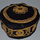 FOLKLORIC FEZ VELVET HAT HANDMADE CAP EXOTIC COSTUME HALLOWEEN EXOTIC SC15023