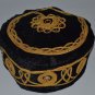 FOLKLORIC FEZ VELVET HAT HANDMADE CAP EXOTIC COSTUME HALLOWEEN EXOTIC SC15023