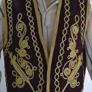 Authentic Ottoman Embroidered Vest,Waist,Waistcoat, exotic costumeparty SC15015