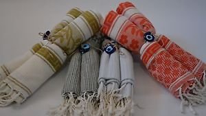 Bath Beach Spa Gym Towel Blanket Hamam Peshtemal Hammam evil eye Sauna SC15026