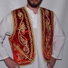 VELVET VEST EXOTIC Waist Waistcoat Handmade COSTUMEPARTY DANCER DANCE SC15017