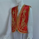 WOMAN RED VEST LADY Waist,Waistcoat, costumeparty exotic DANCE DANCER SC15018