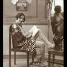 Mature Victorian Risque Handmade 3X4 Giclee Art Print Sew on Patches FREE S/h
