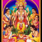 Mature Religion Annapurna Hindu Goddess of Cook Handmade 3X4 Giclee Art Print Sew on Patch FREE S/h