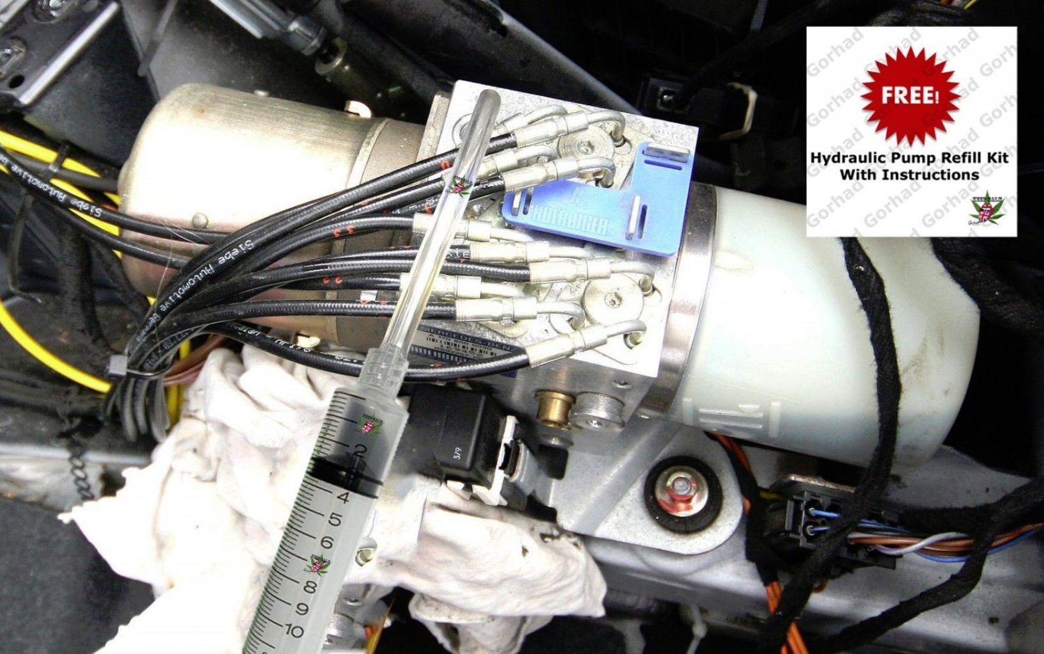 Mercedes SLK 230 320 Hardtop Convertible Hydraulic Cylinder Repair Kit R170