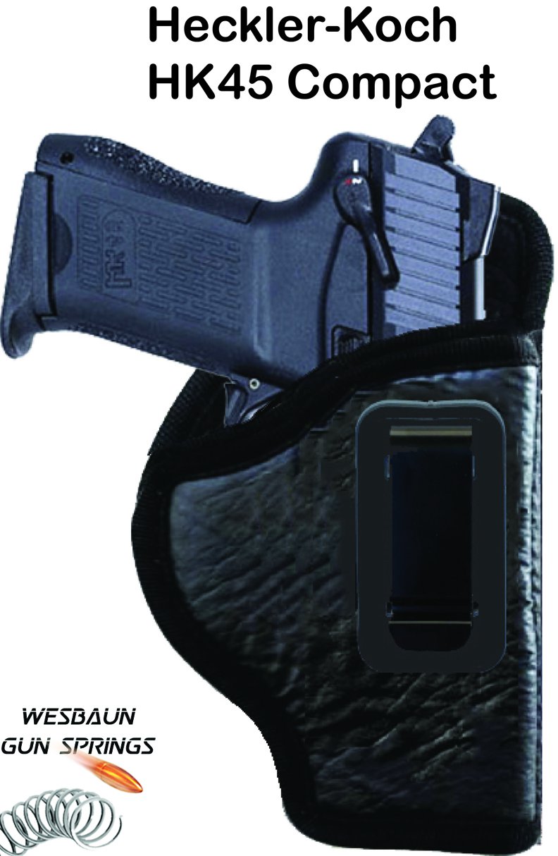 HecklerKoch HK45 Compact IWB *Inside Waistband* Soft Leather Gun