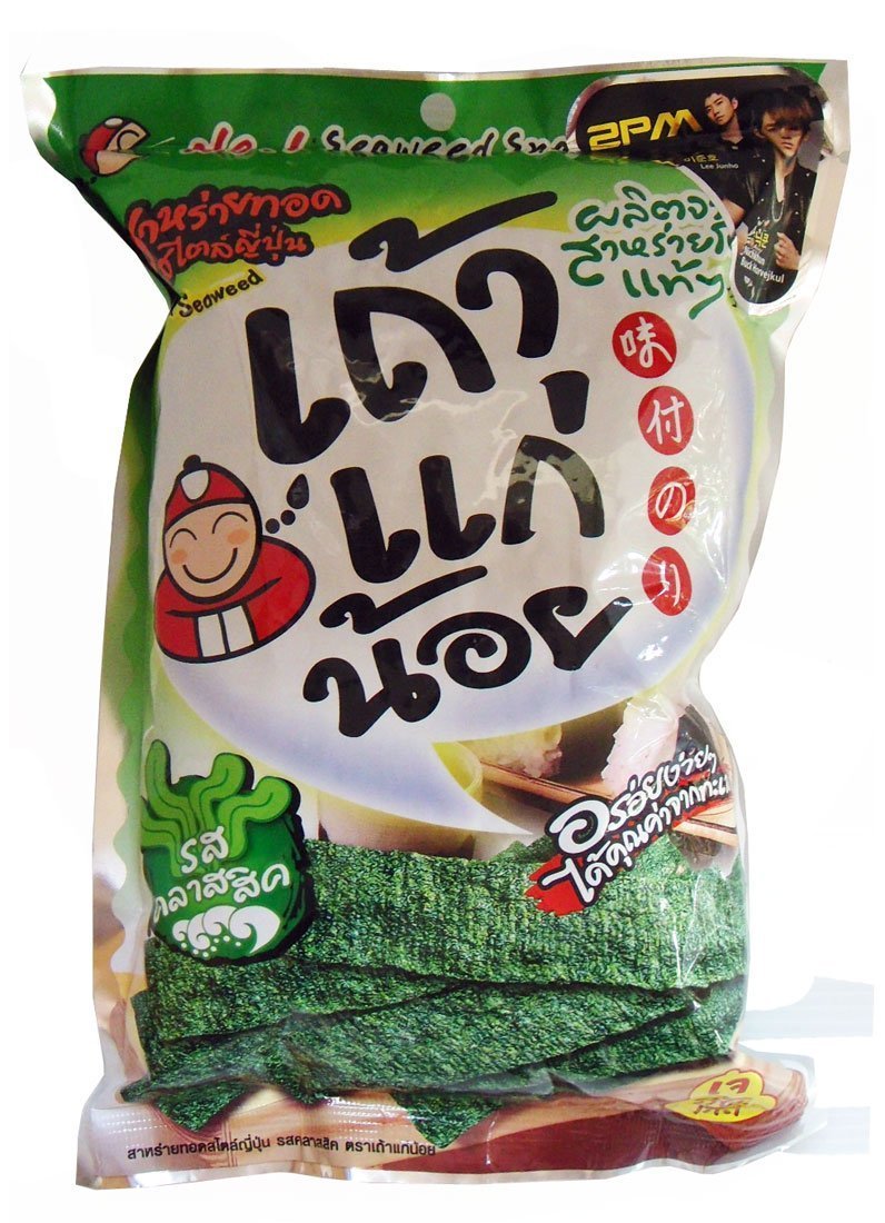 Tao Kae Noi Grilled Seaweed Original Flavor 36g Thai Snack