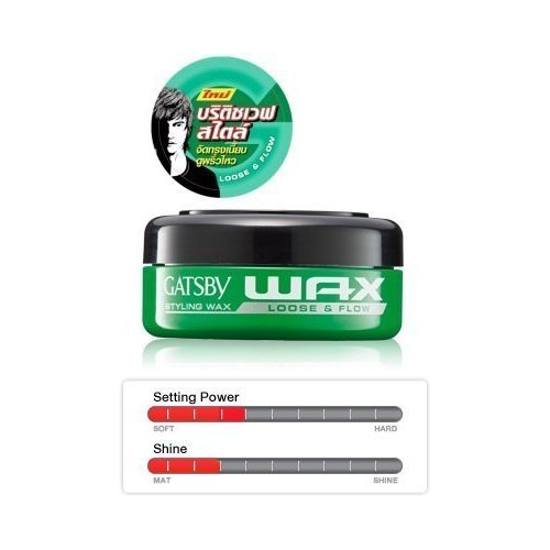 GATSBY WAX HAIR GEL STYLING FROM JAPAN LOOSE & FLOW 75g