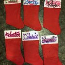 Personalized Christmas Stocking Stuffer Baby 1st Name Monogram Girl Boy Baby