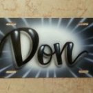 Army Fatigue Colors Airbrush Custom License Plate Car Tag Personalized Your Name