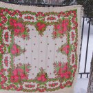 Floral Vintage Pure Wool Scarf White Ukrainian, Russian Floral Scarf, white shawl, white USSR Shawl,