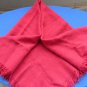 Red Wool Shawl, Pure Wool Shawl, Tube Scarves, Warm Winter Wrap, Ukrainian Red Shawl