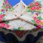 Vintage Ukrainian shawl, Floral Scarf, head scarf, white shawl, wedding shawl, bride gift, wedding s