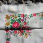 Great Wool Floral White Scarf, Ukrainian White Shawl, Russian Floral Scarf, Floral White Head Scarf,