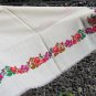 Fancy Wool Floral White Shawl, Ukrainian White Shawl, Russian Floral Scarf, Floral White Head Scarf,
