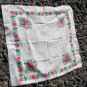 Vintage White Pure Wool Floral Bride Shawl, Ukrainian White Shawl, White Russian Floral Scarf, Flora