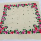 White head scarf, Vintage Wool White Shawl, Vintage Ukrainian Shawl, Russian Floral Scarf ,russian f