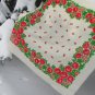 Vintage Wool White Shawl, Vintage Ukrainian Shawl, Russian Floral Scarf ,russian floral scarf, head