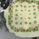 Vintage Head scarf, Vintage Ukrainian shawl, Russian Floral Scarf ,russian floral scarf,  white shaw