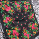 Huge Vintage Ukrainian shawl, Russian shawl, Wool shawl, Floral Shawl, Babushka Russian