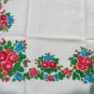 Vintage Wool Shawl, Vintage Ukrainian Shawl, Russian Floral Scarf , White pure wool head scarf, Woo