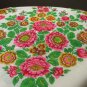 Russian Floral Scarf, white shawl, Pure Wool Rich Floral Vintage Scarf White Ukrainian, white USSR S